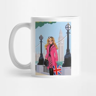 Barbie in London Mug